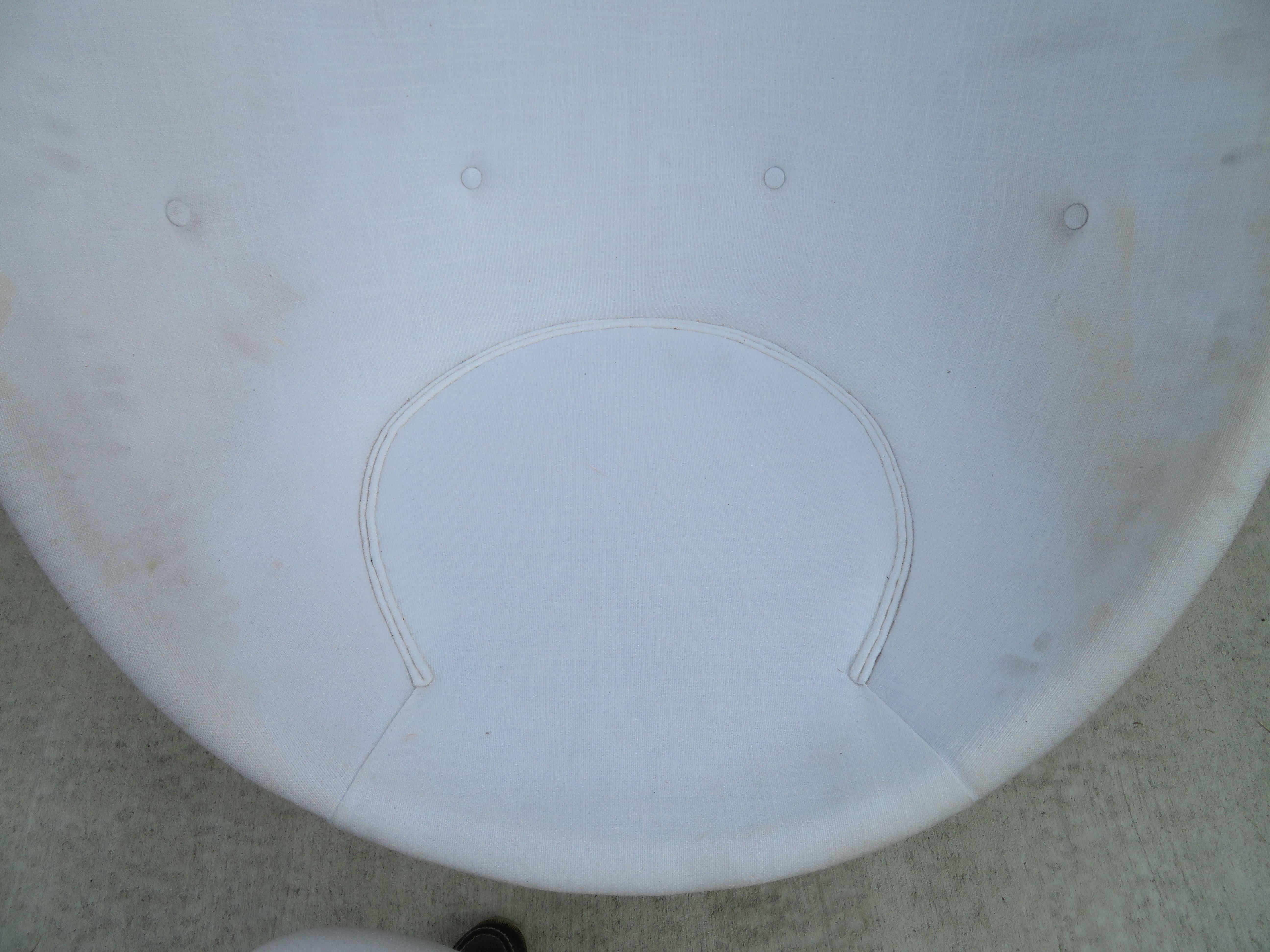 Eindrucksvoller Drehstuhl „Egg“ von Milo Baughman für Thayer Coggin 1