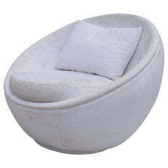 Used Stunning "Egg" Swivel Chair by Milo Baughman for Thayer Coggin