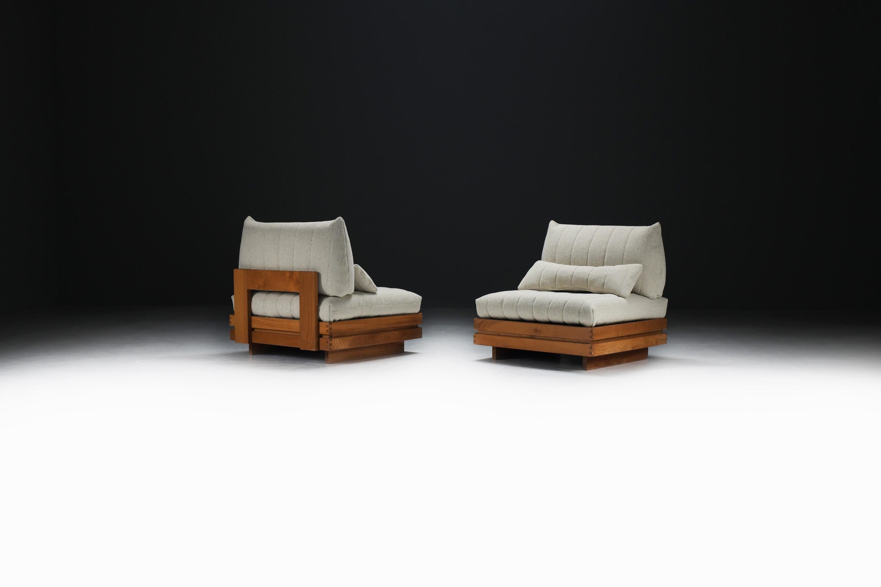 This elegant, minimalistic sofa set features a classic patinated elmwood frame that beautifully complements the soft, ecru upholstery, creating a timeless, sophisticated aesthetic. 
Expertly reupholstered with high-quality fabric while preserving