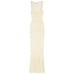 Robe de mariée Emilio Pucci Peter Dundas en maille crochet cloutée, taille 42, non portée