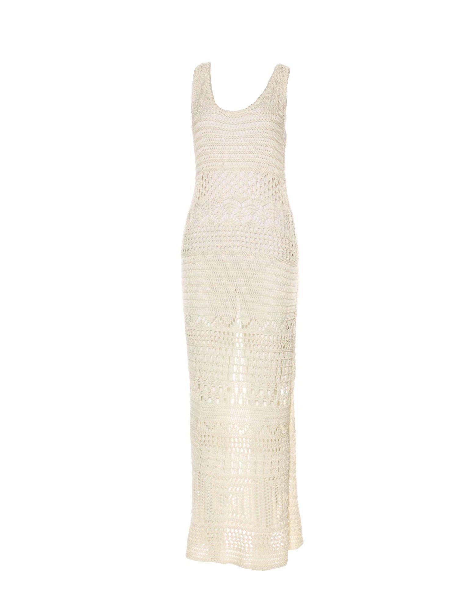 Gorgeous EMILIO PUCCI crochet knit maxi dress / gown
Perfect for the resort season
Sleeveless
Off-white crochet-knit cotton
Full length
Simply slips on
Dry clean Only
Made in Italy
See campaign picture for style reference only