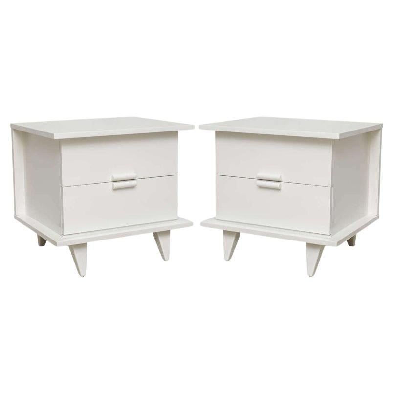Stunning End Tables or Night Stands by American of Martinsville For Sale