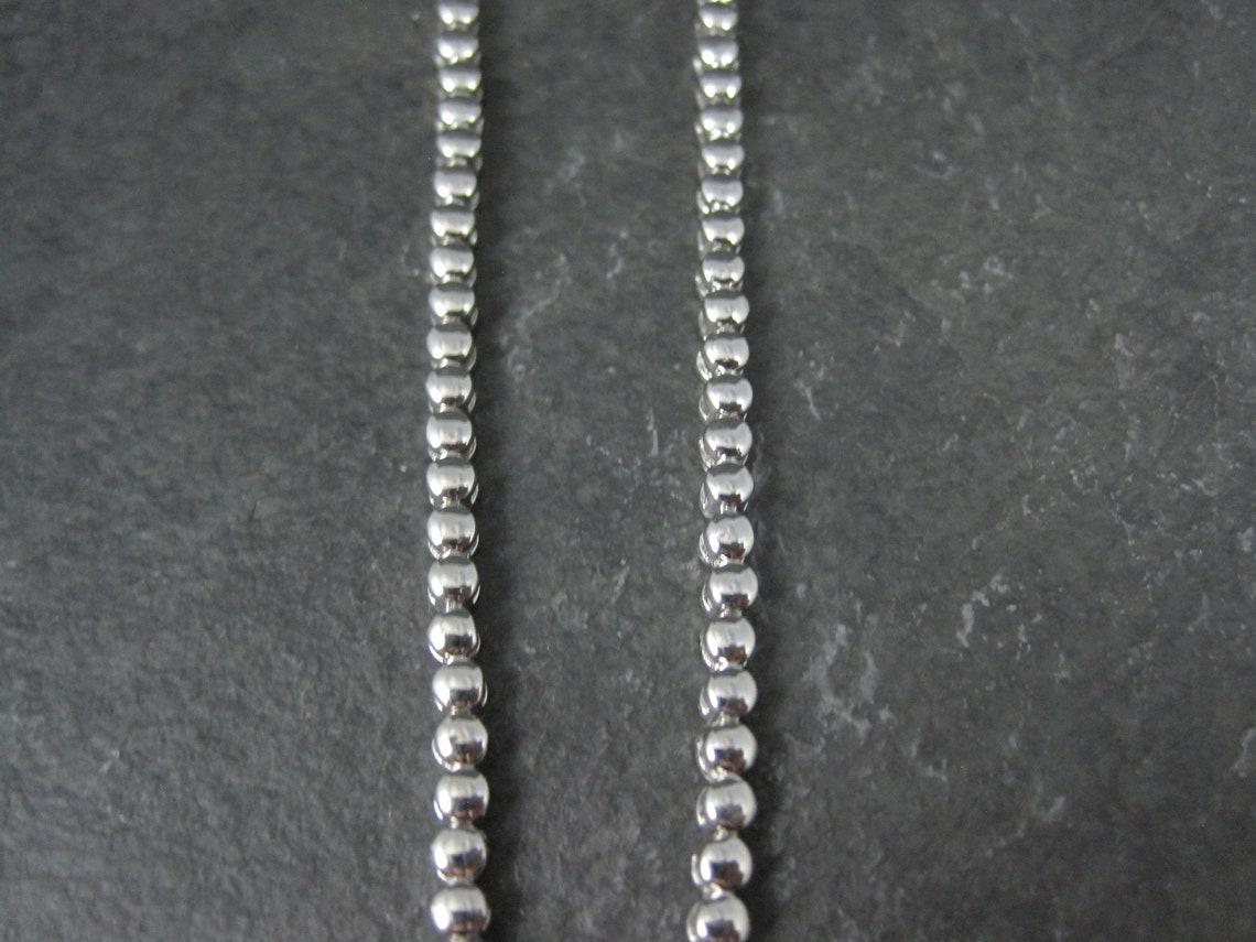 Stunning Estate Sterling Silver Garnet and Cz Necklace For Sale 3