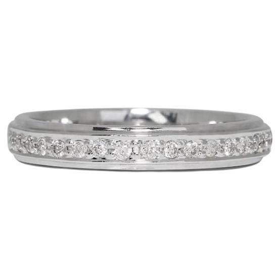 Stunning Eternity Diamond Ring with 0.19ct Natural Diamond