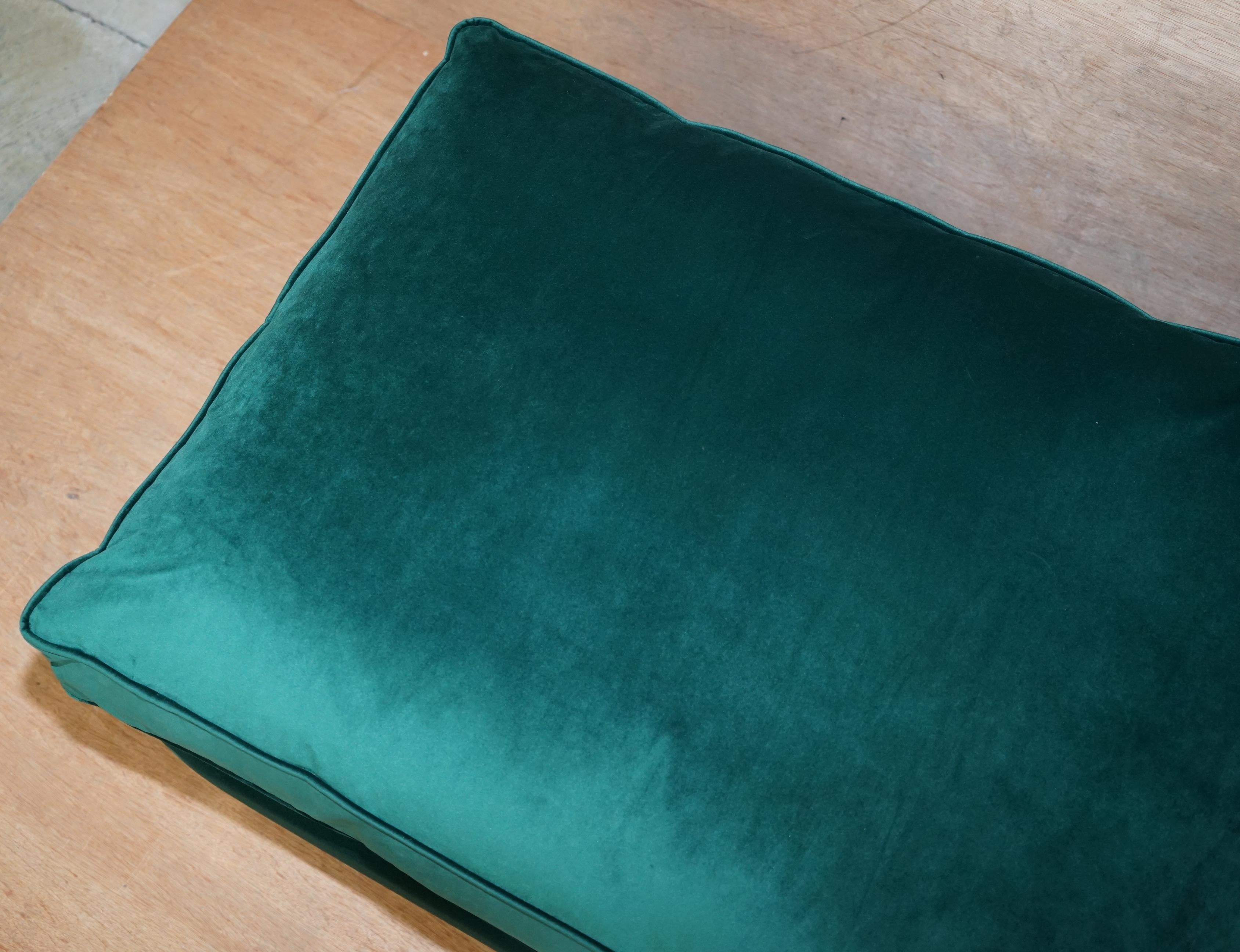 emerald green footstool