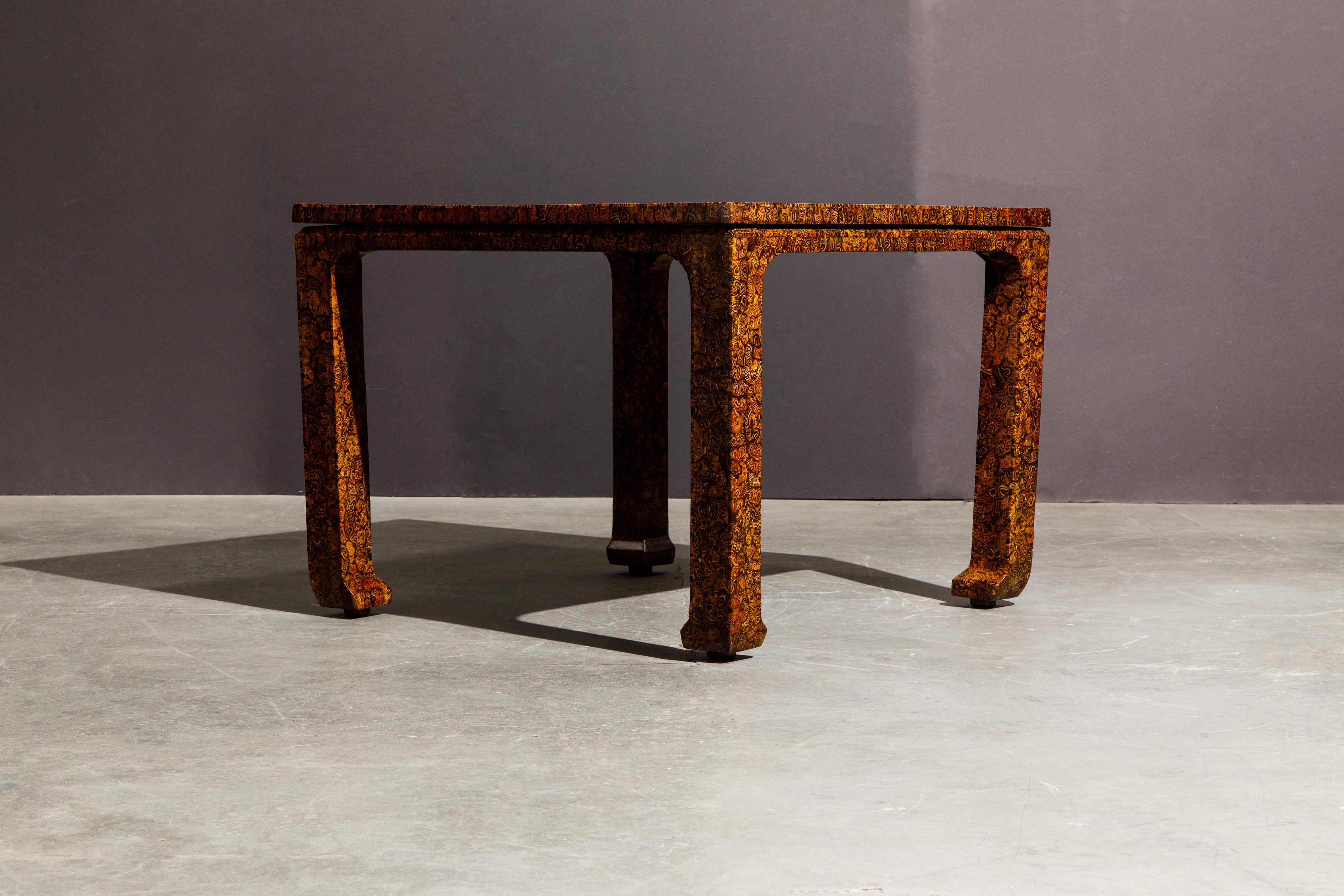 Inconnu Superbe table de petit déjeuner ou table centrale ancienne en bois exotique en vente