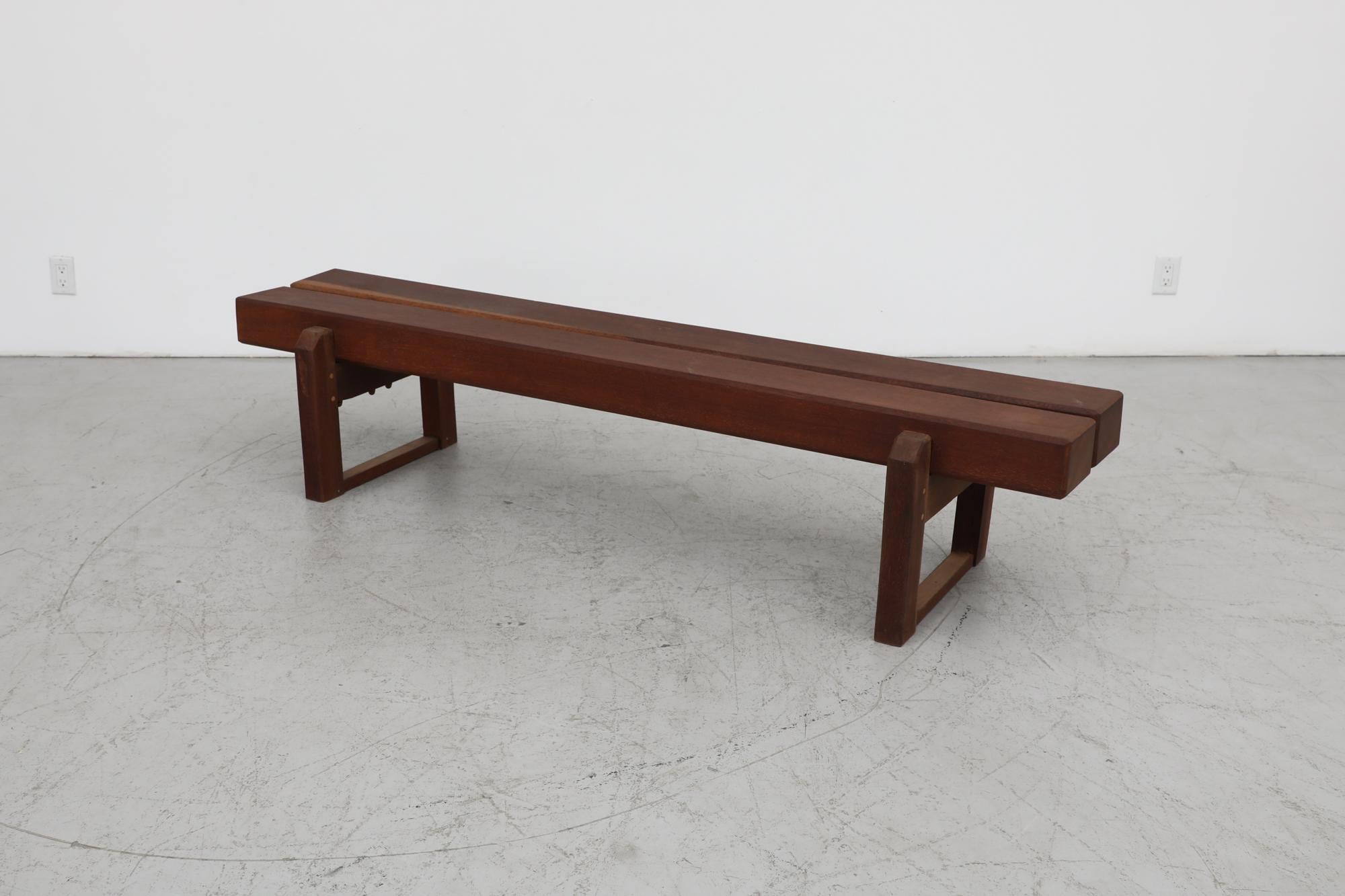 Mid-Century Modern Stunning Extra Large Brutalist Benches