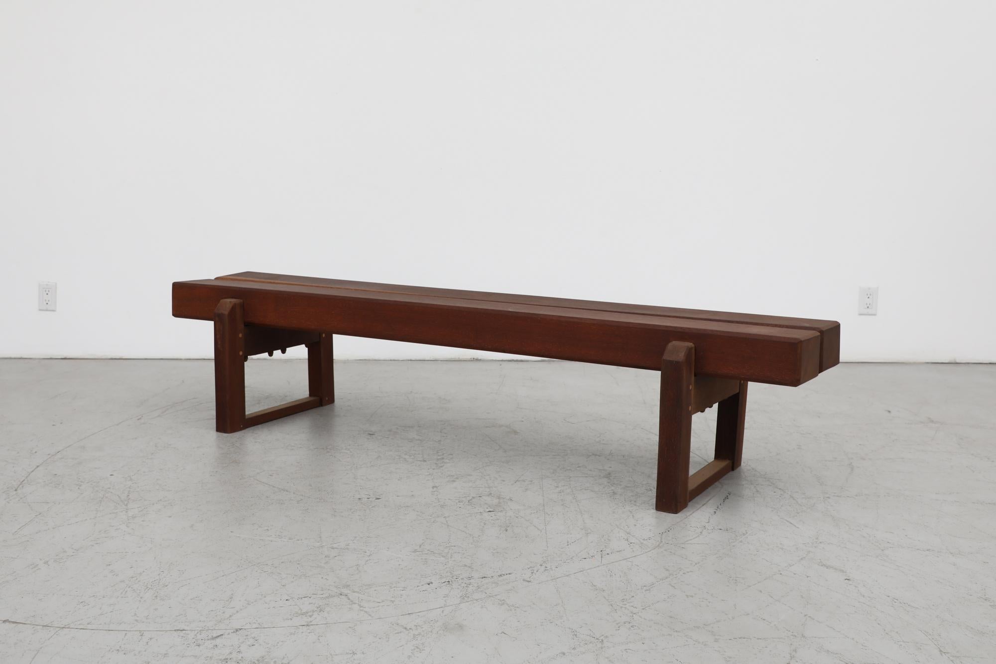 Belgian Stunning Extra Large Brutalist Benches