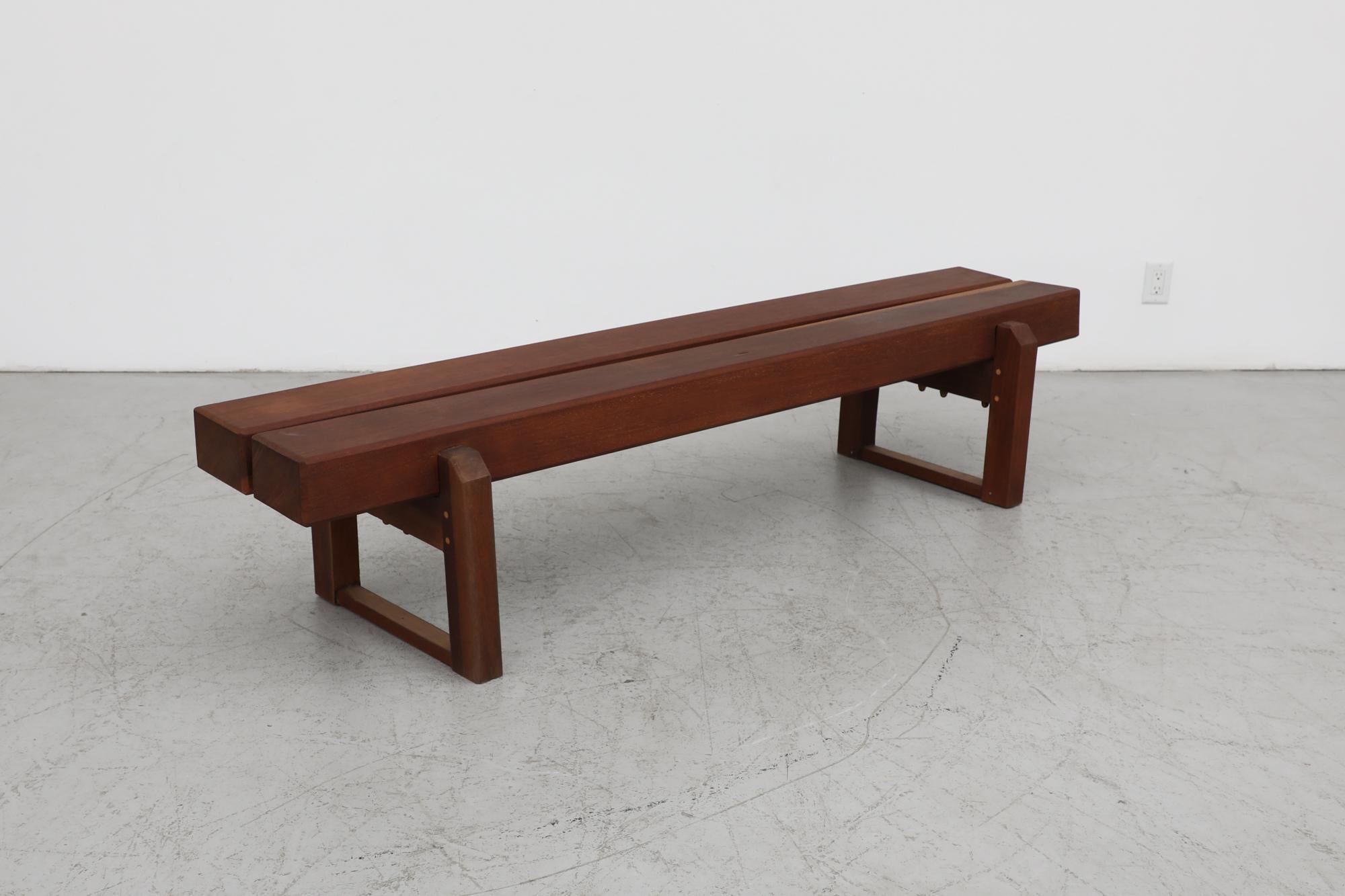 Stunning Extra Large Brutalist Benches 1