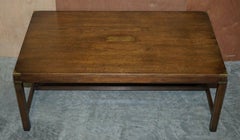 Stunning Extra Large Harrods Kennedy Military Campaign Coffee Table Hardwood