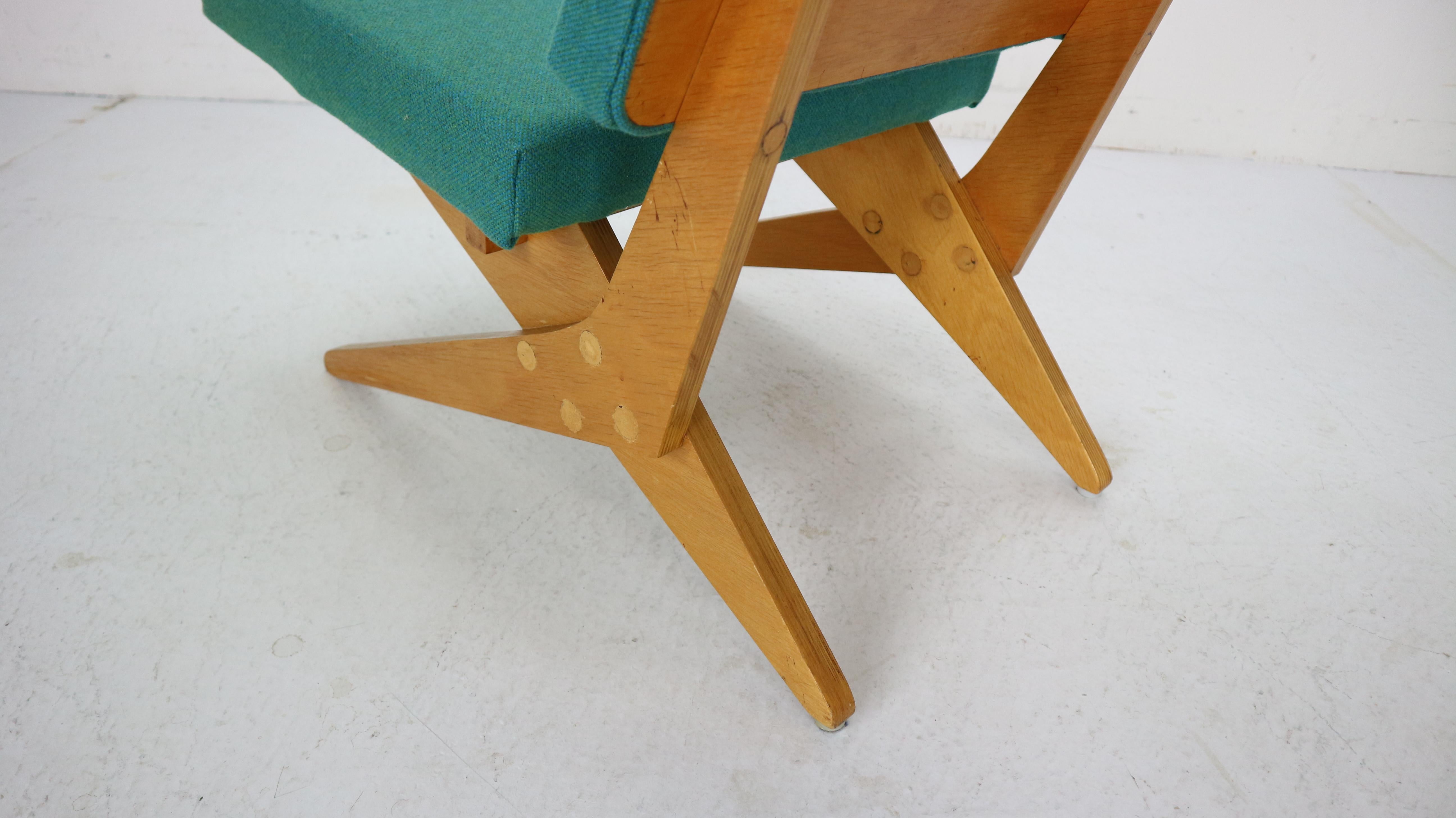 Stunning FB18 Scissor Chair by Jan Van Grunsven for UMS Pastoe, 1955 3