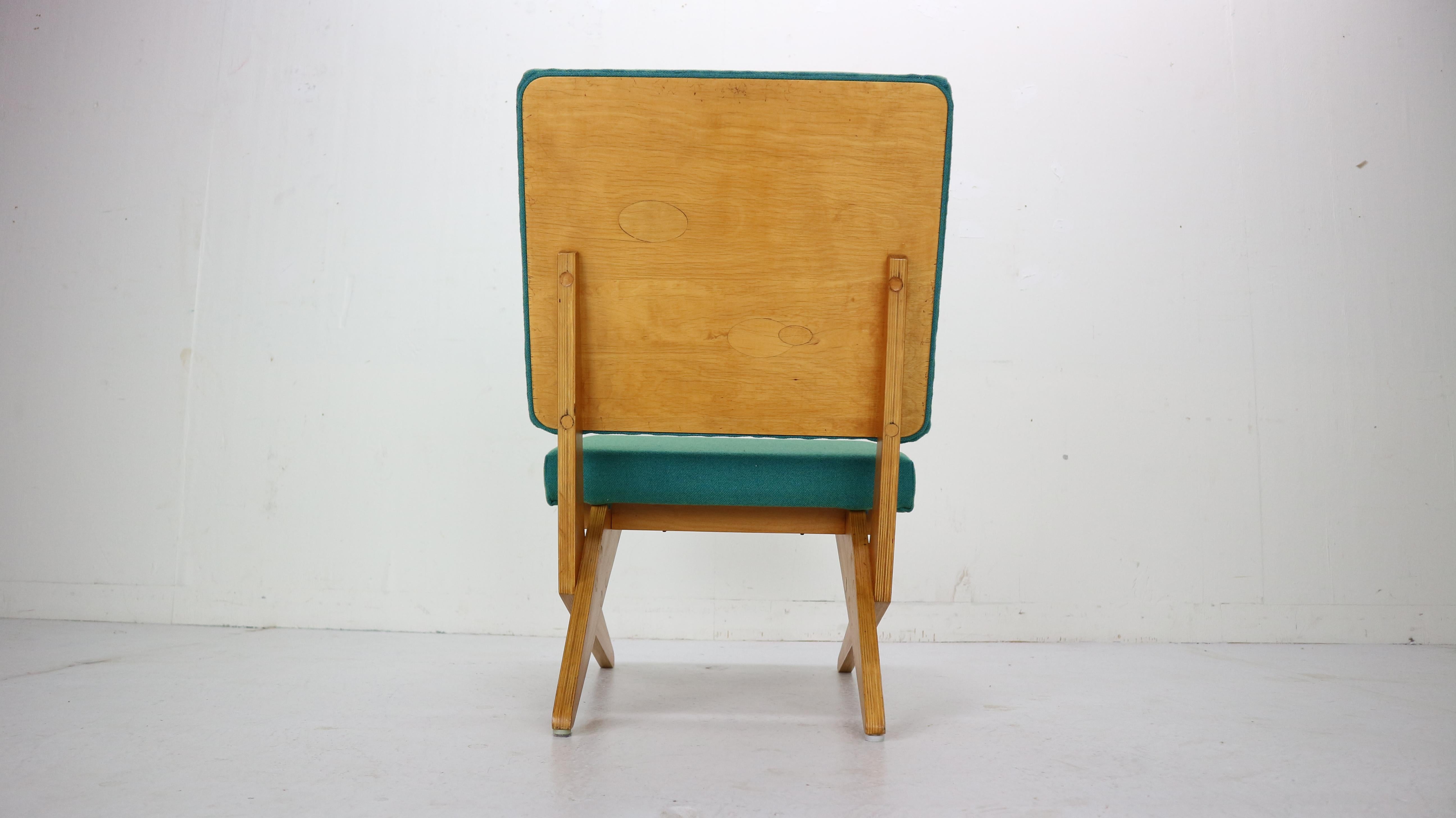 Mid-20th Century Stunning FB18 Scissor Chair by Jan Van Grunsven for UMS Pastoe, 1955