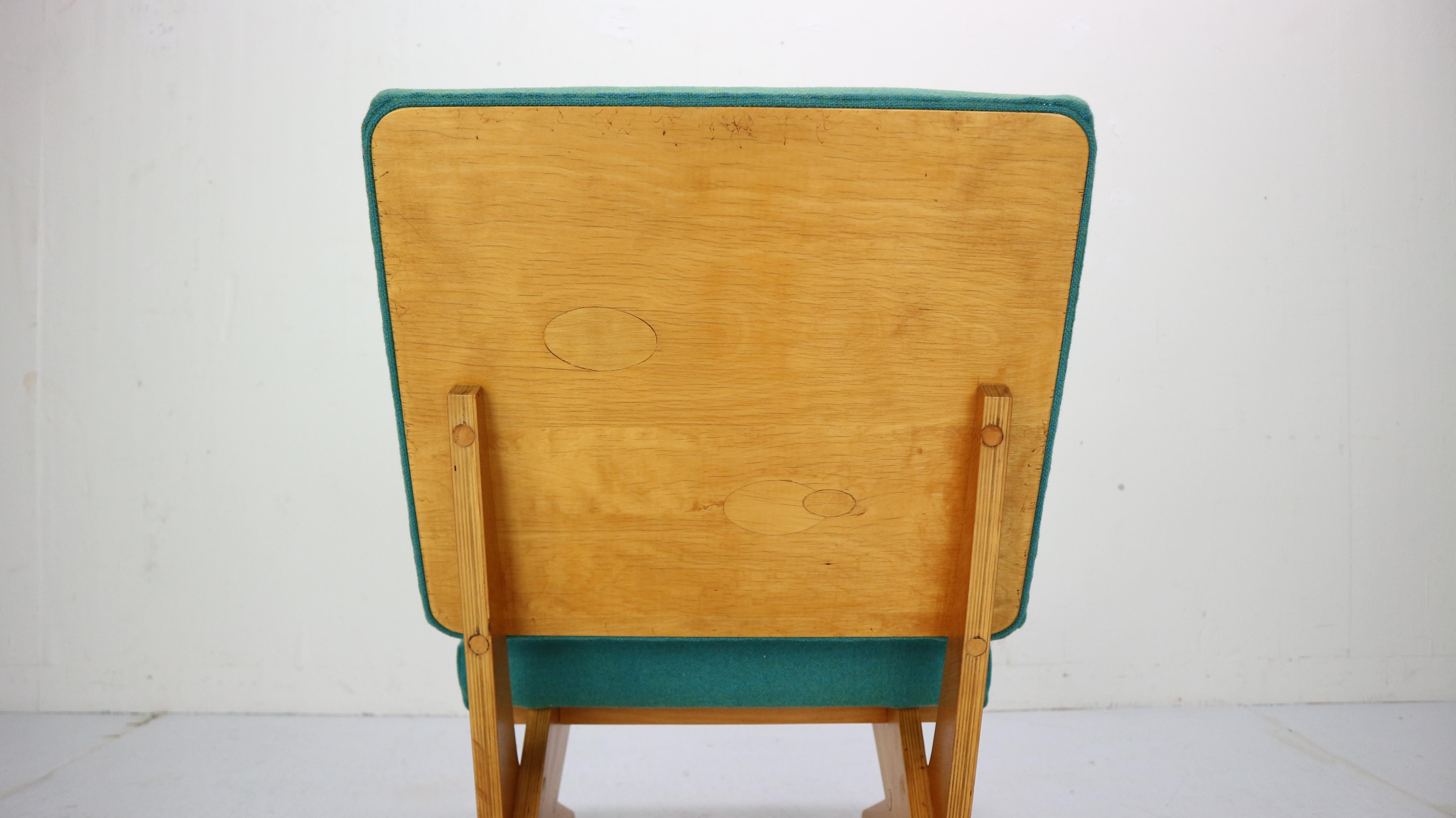 Fabric Stunning FB18 Scissor Chair by Jan Van Grunsven for UMS Pastoe, 1955