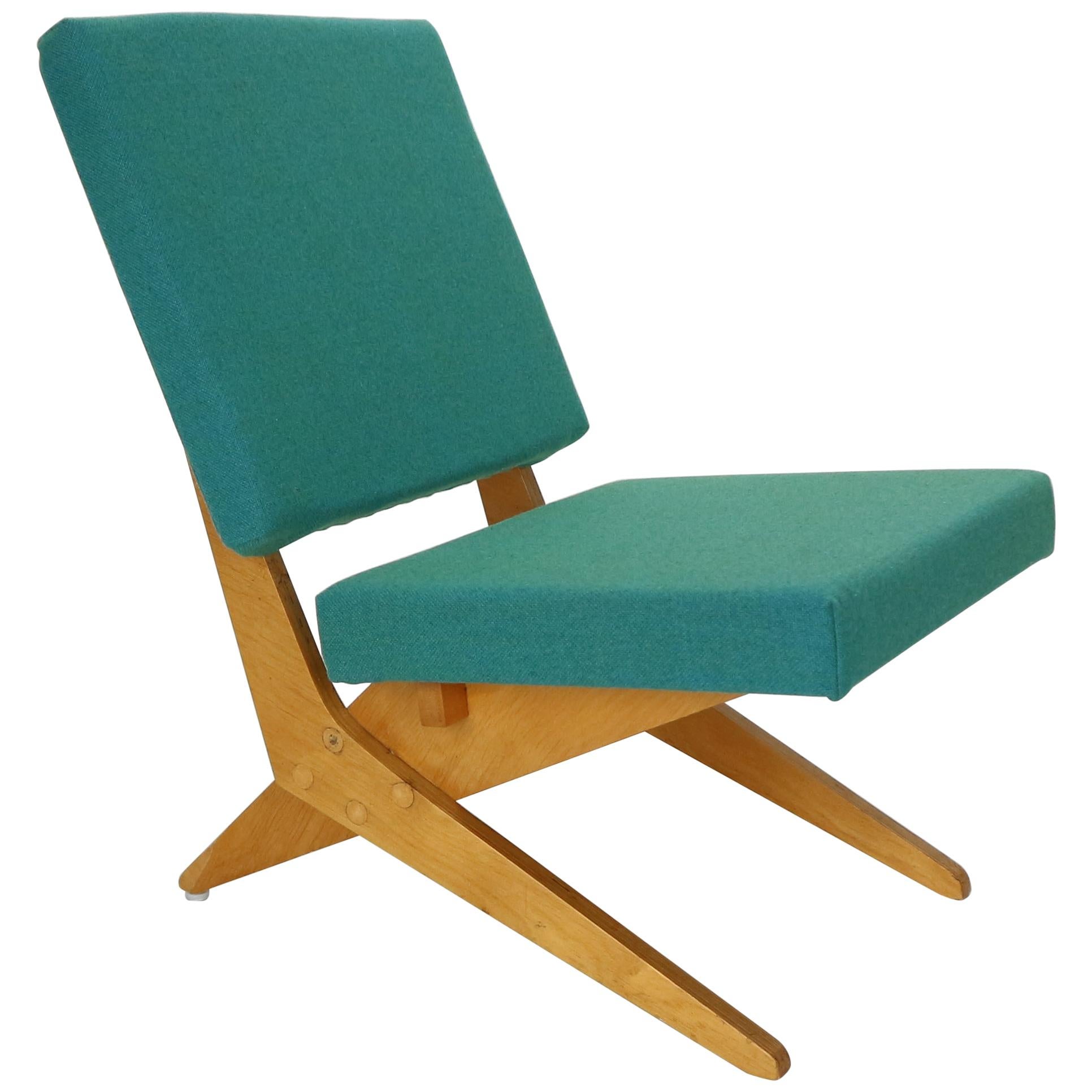 Stunning FB18 Scissor Chair by Jan Van Grunsven for UMS Pastoe, 1955