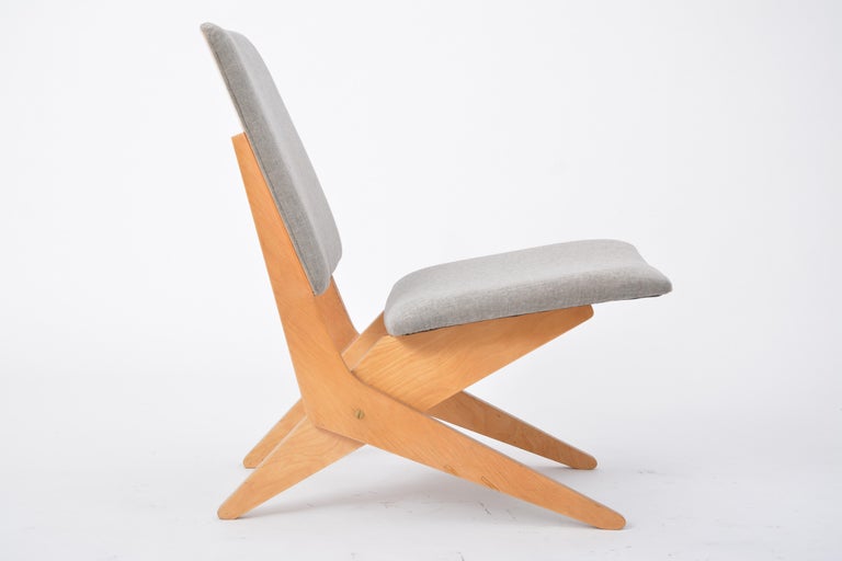 20th Century Dutch Mid-Century Modern FB18 Scissor Chair by Jan Van Grunsven for UMS Pastoe For Sale