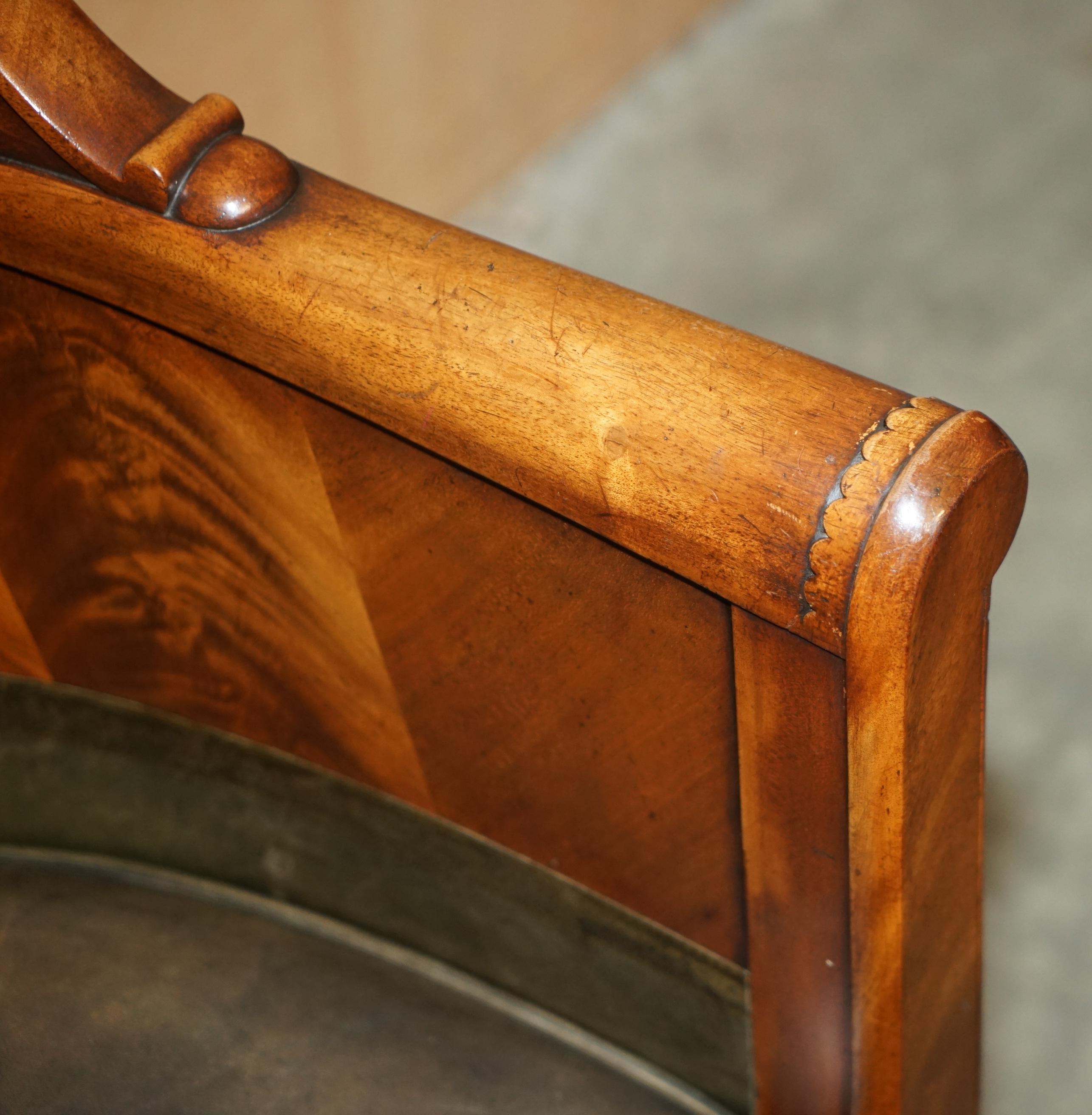 STUNNiNG FLAMED HARDWOOD GRÜNE LEDER LORD MARCH GOODWOOD HOUSE ARMCHAIR im Angebot 5