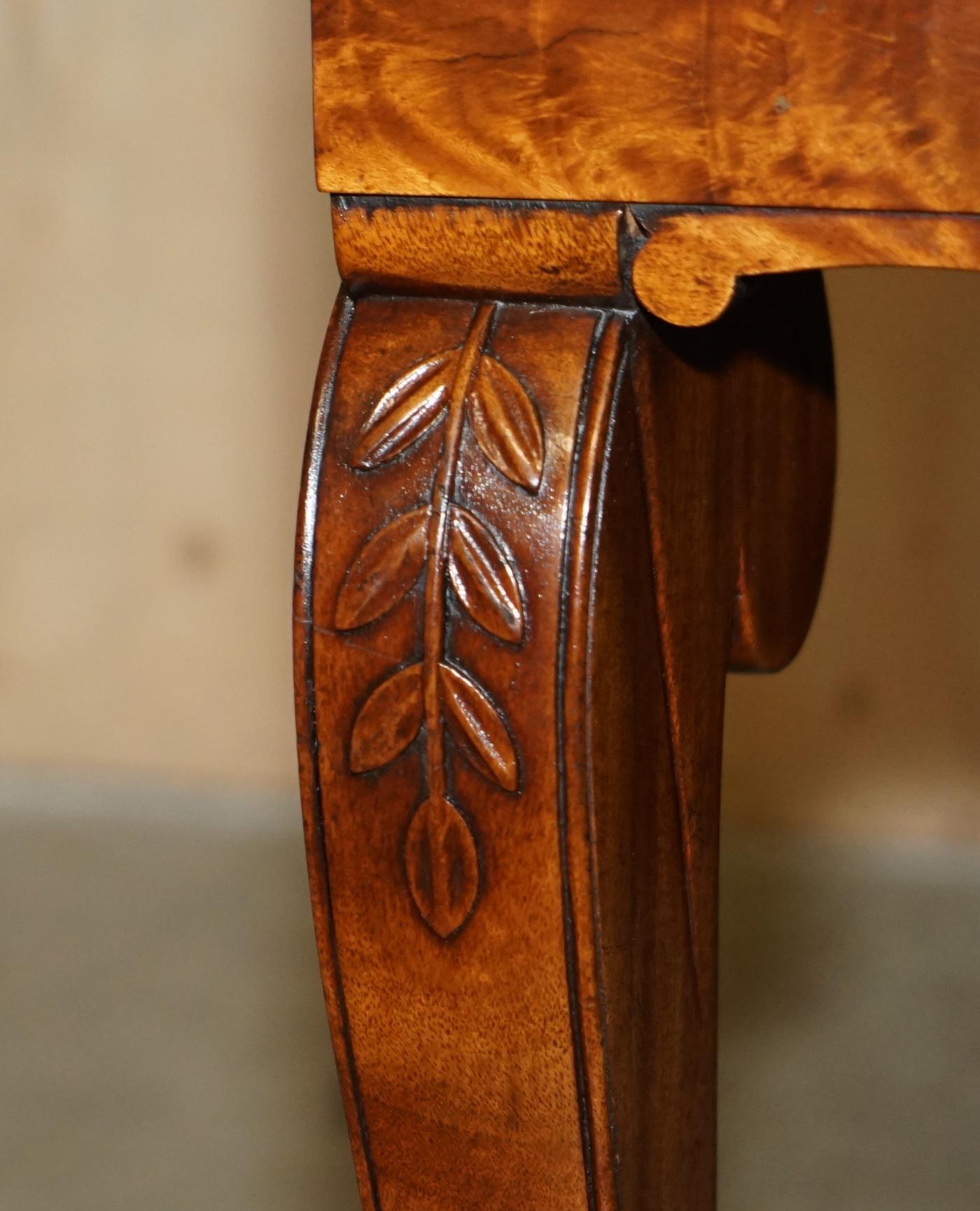 STUNNiNG FLAMED HARDWOOD GRÜNE LEDER LORD MARCH GOODWOOD HOUSE ARMCHAIR im Angebot 10