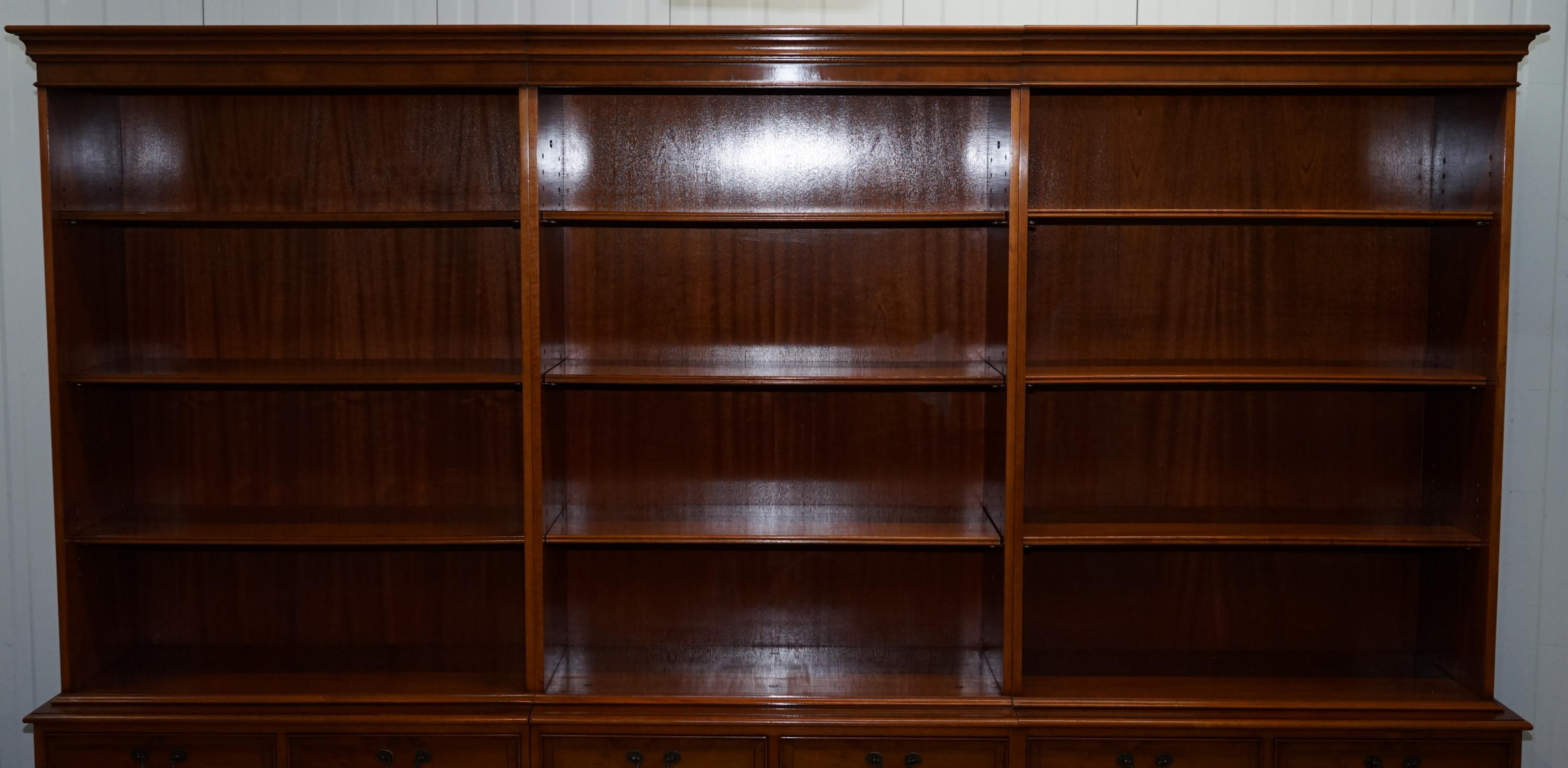 Wimbledon-Furniture

Wimbledon-Furniture is delighted to offer for sale this custom made to order Bradly Furniture England flamed Yew wood triple bank library bookcase RRP £8000

Please note the delivery fee listed is just a guide, it covers