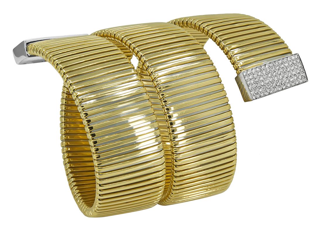 wrap around gold bracelet