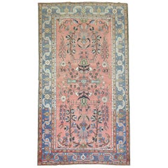 Superbe tapis persan Malayer à motifs floraux, 20ème siècle