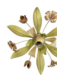 Stupenda lampada da incasso o da parete Florentine Flower and Leaf Vintage, Austria
