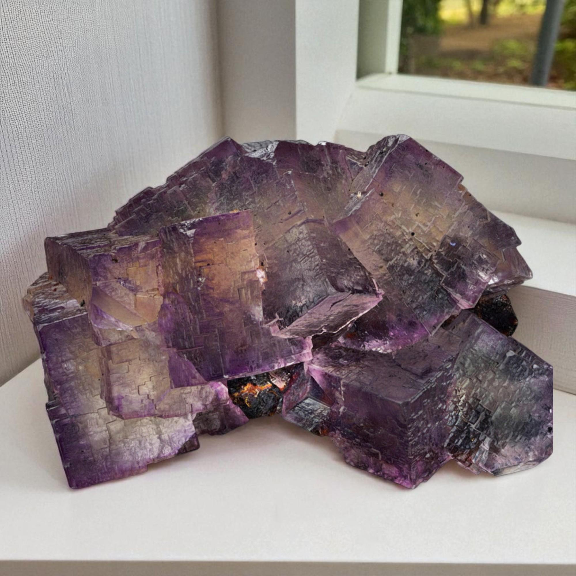 Rock Crystal Fluorite From Elmwood Mine For Sale