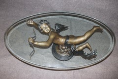 Stunning Flying Putti or Cherub Coffee Table in Bronze or Bronze Finished Metal