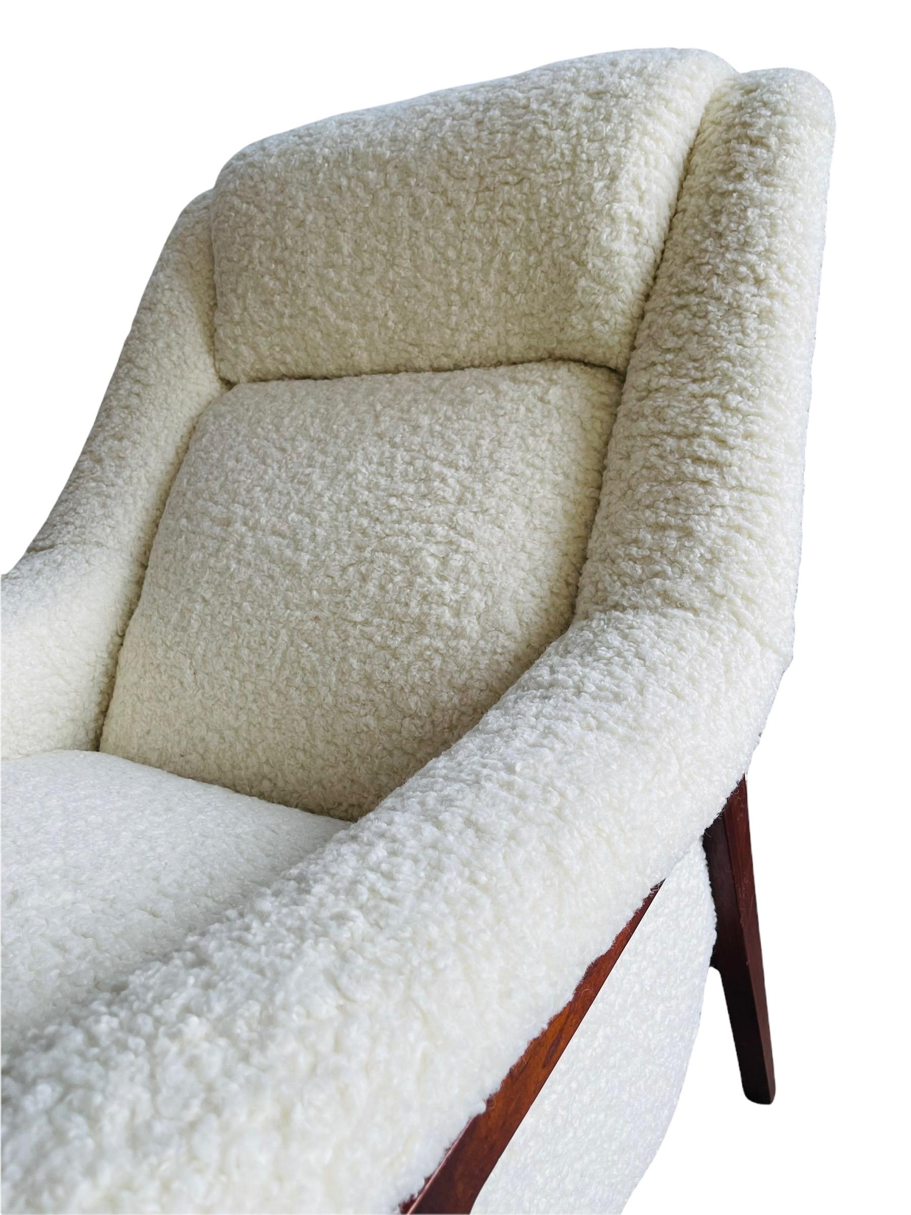 Stunning Folke Ohlsson Profil Chair Lounge Chair for DUX Boucle 3