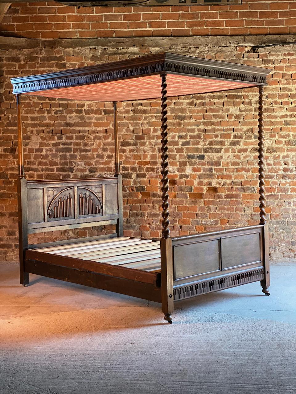 barley twist four poster bed
