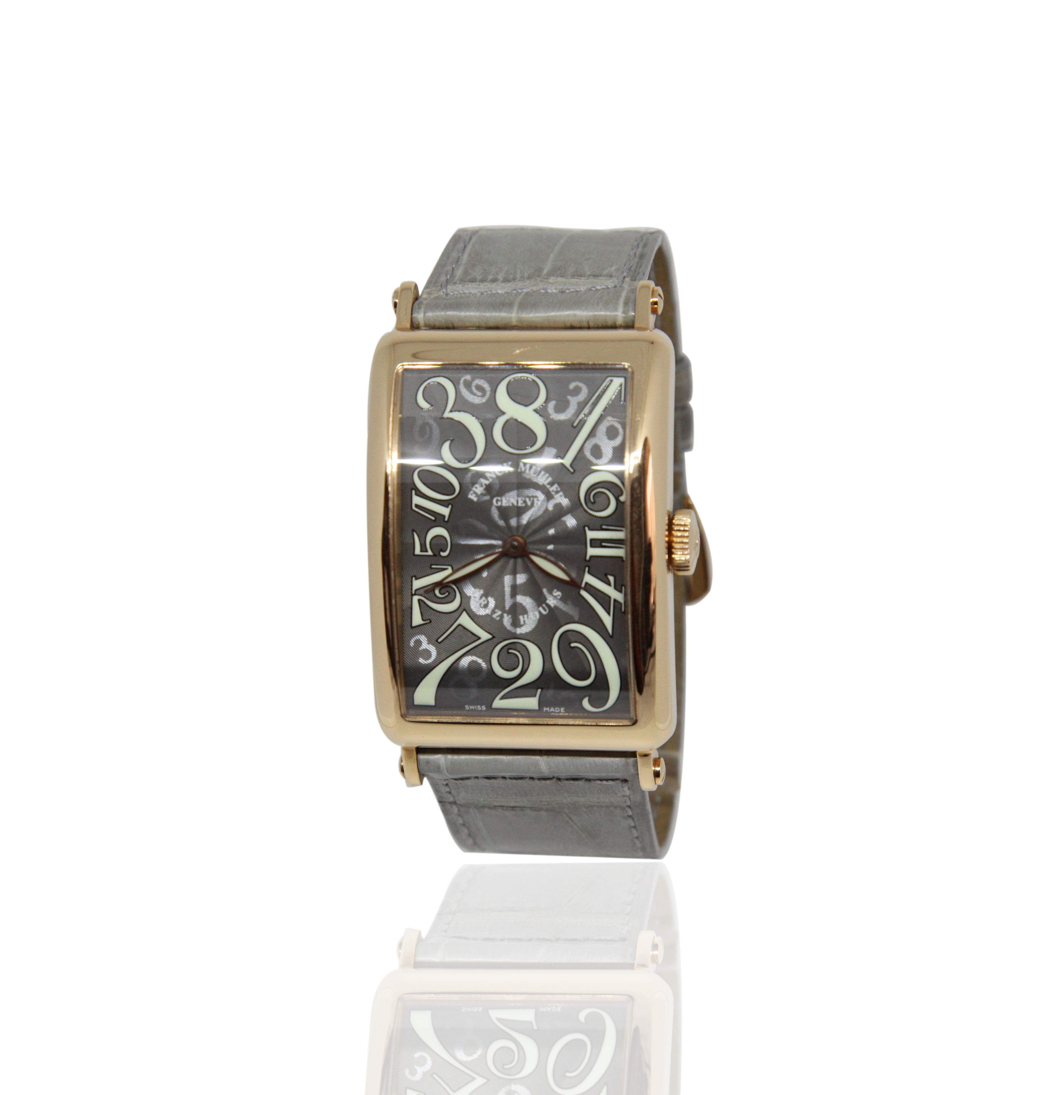 Franck Muller 18K Hologramm Gold Long Island Crazy Hours Automatik-Armbanduhr für Damen oder Herren im Angebot