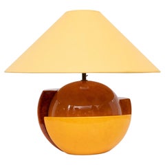 Stunning François Chatain Post Modern Ceramic table lamp 1980s France