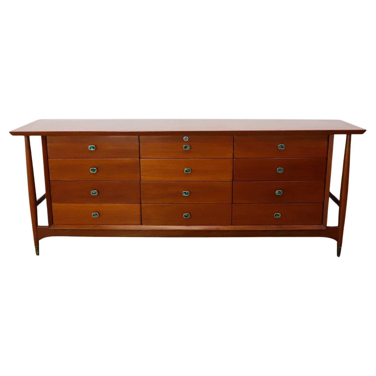Stunning Frank Kyle Drawer with Pepe Mendoza Pulls For Sale
