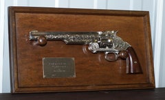 STUNNING FRANKLIN MINT WYATT EARP .44 REPLiCA REVOLVER USED AT THE O.K CORRAL