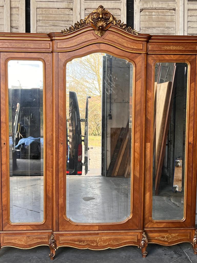 Stunning French 3 Door Armoire For Sale 4