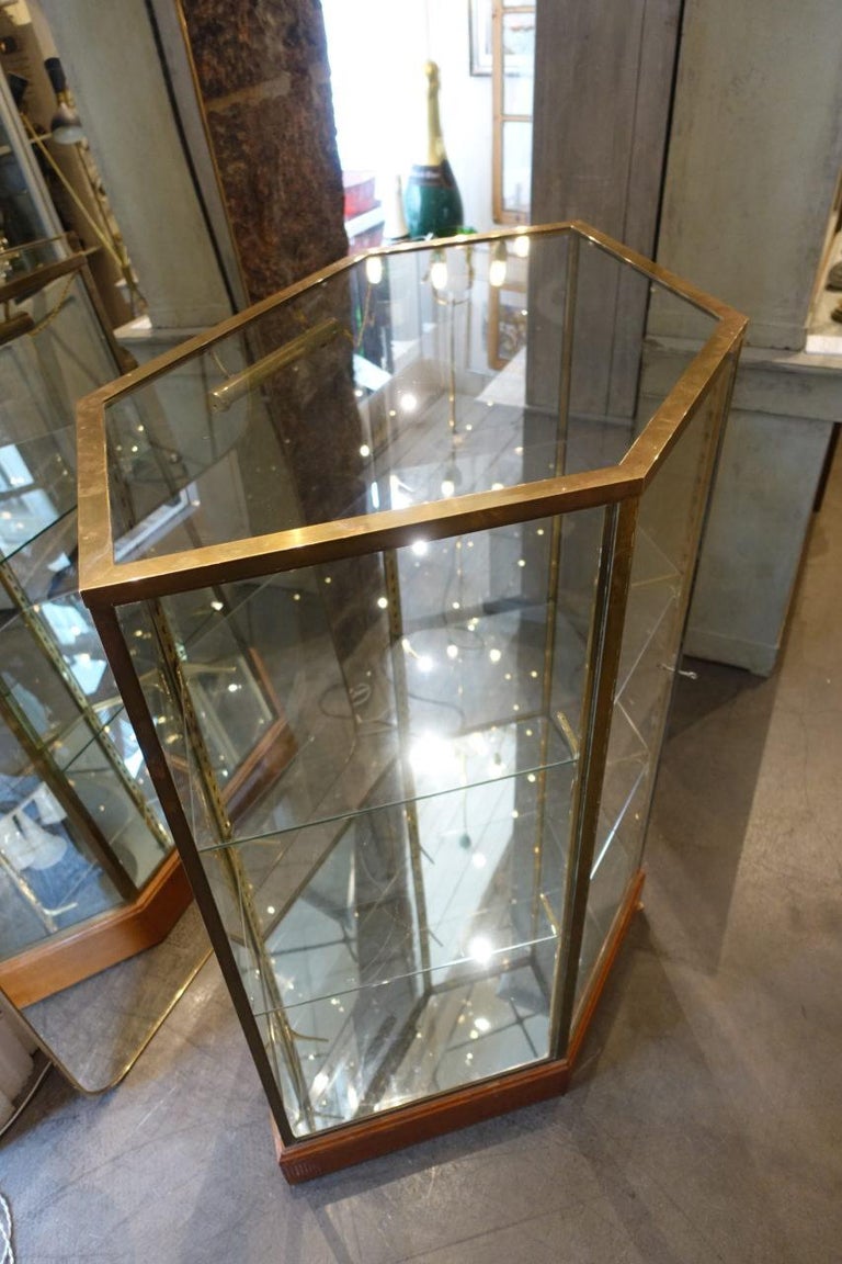 Stunning French 6 Sided Showcase / Display Cabinet For Sale 5