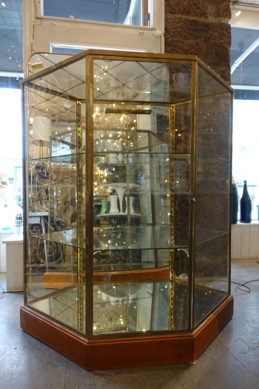 Stunning French 6 Sided Showcase / Display Cabinet 8