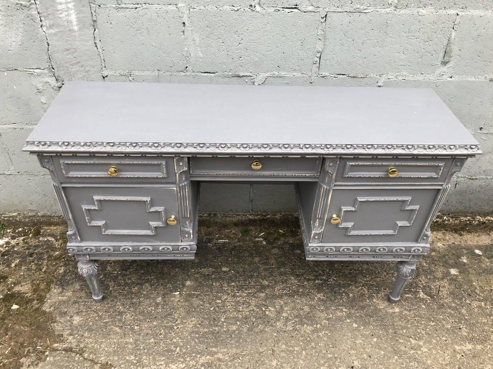 19th Century Stunning French Antique Dressing Table, Vintage, Rare, Original For Sale
