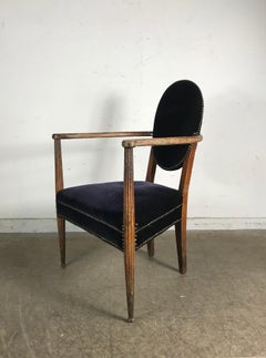 Stunning French Art Deco Arm, Lounge Chair
