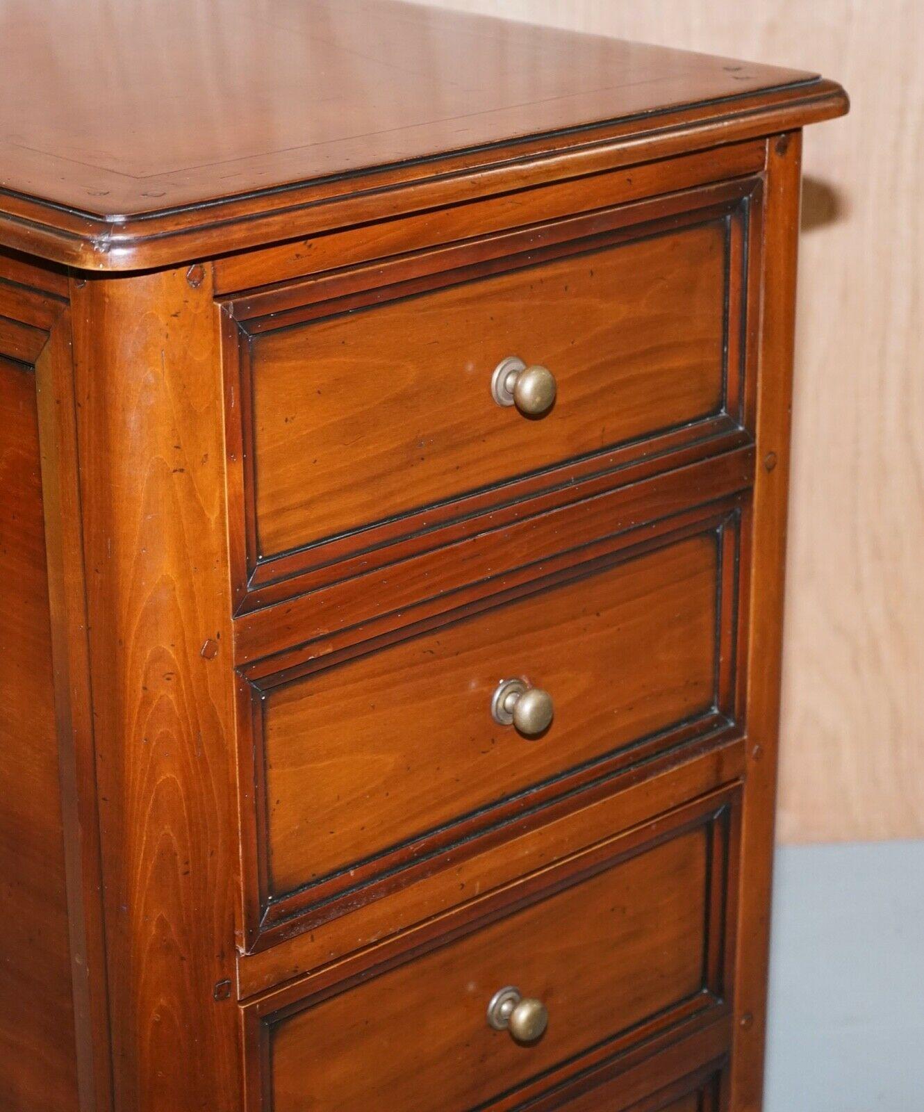 We are delighted to sell this beautiful French Cherrywood filing cabinet. There will be normal age related patina marks from honest use, please view the detailed pictures clearly, however this is in a very good condition.
 We have deep cleaned,