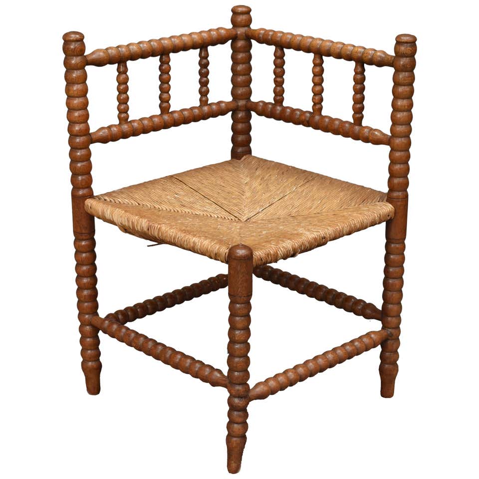 Corne Rchair 17th Century-Style Turned Wood Corner Chair at 1stDibs | wooden corner ...