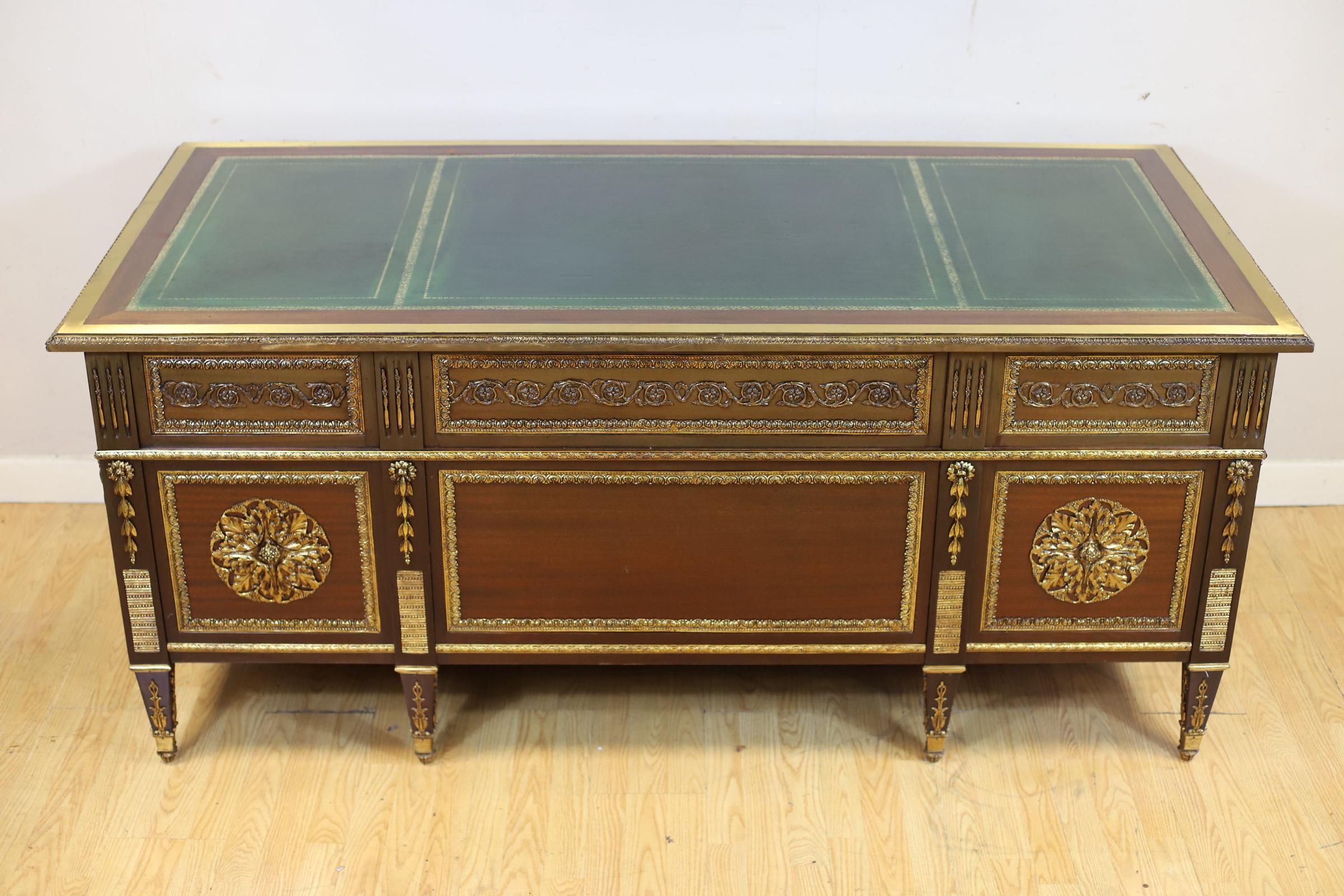 Stunning French Empire Style Walnut Writing Desk For Sale 6