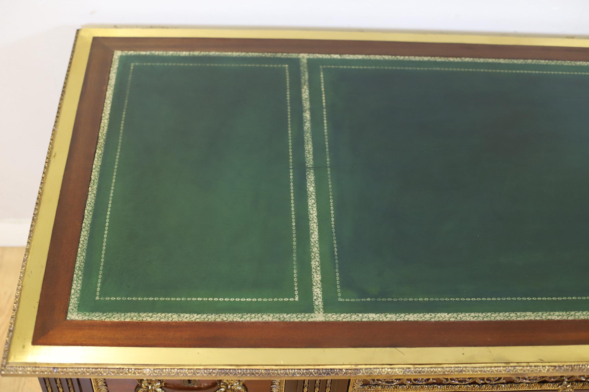 Stunning French Empire Style Walnut Writing Desk For Sale 12