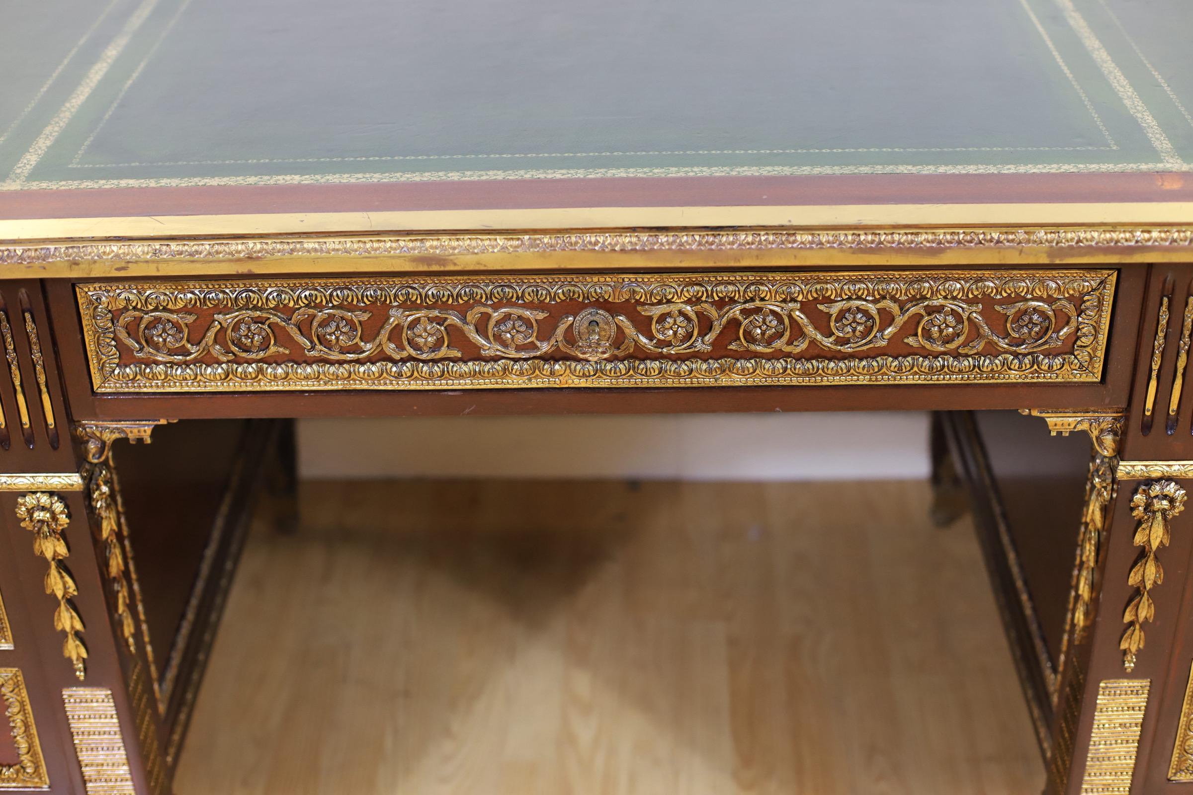 20th Century Stunning French Empire Style Walnut Writing Desk For Sale