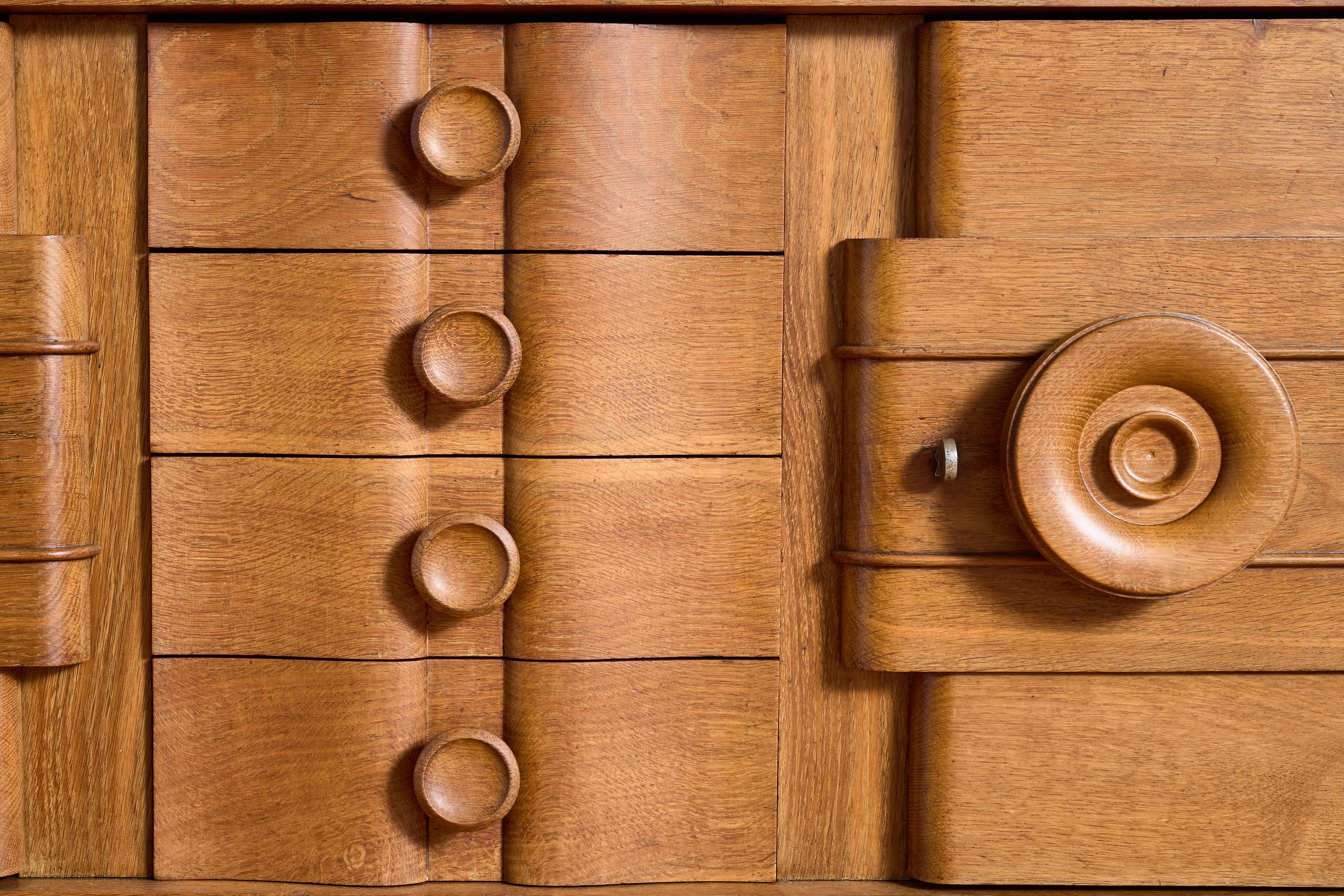 Stunning French Oak Sideboard For Sale 9