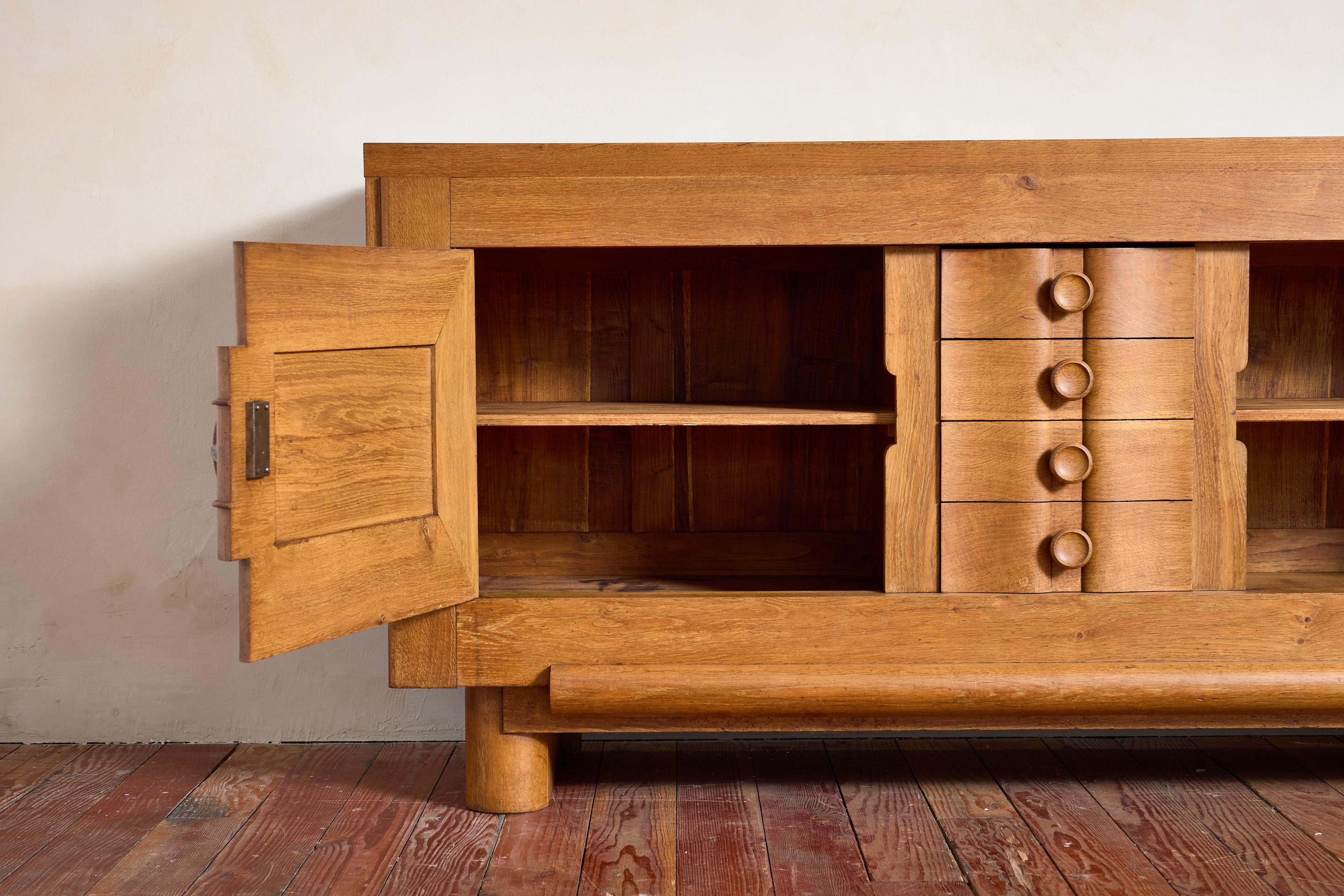 Stunning French Oak Sideboard For Sale 1