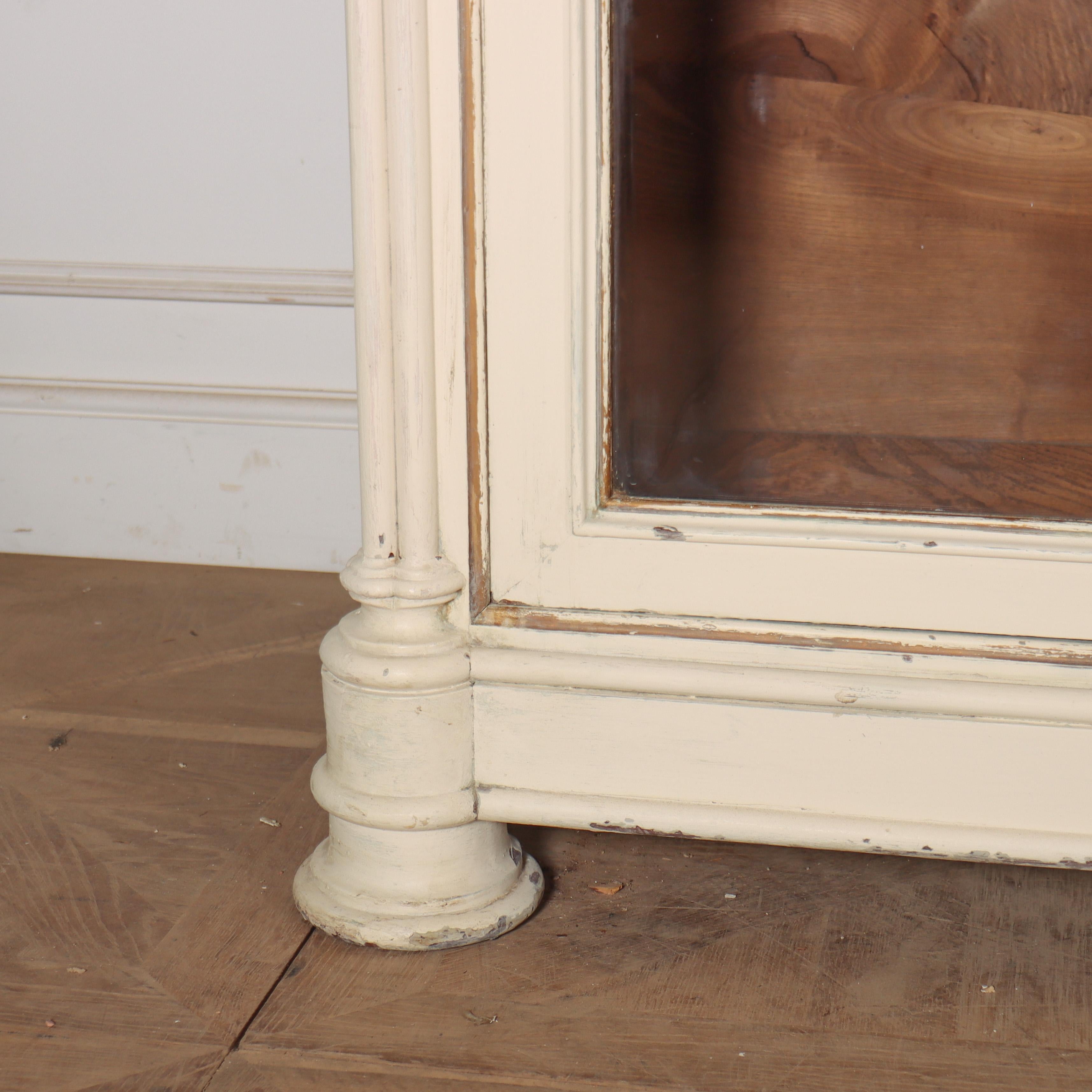 Stunning French Original Painted Bookcase In Good Condition In Leamington Spa, Warwickshire