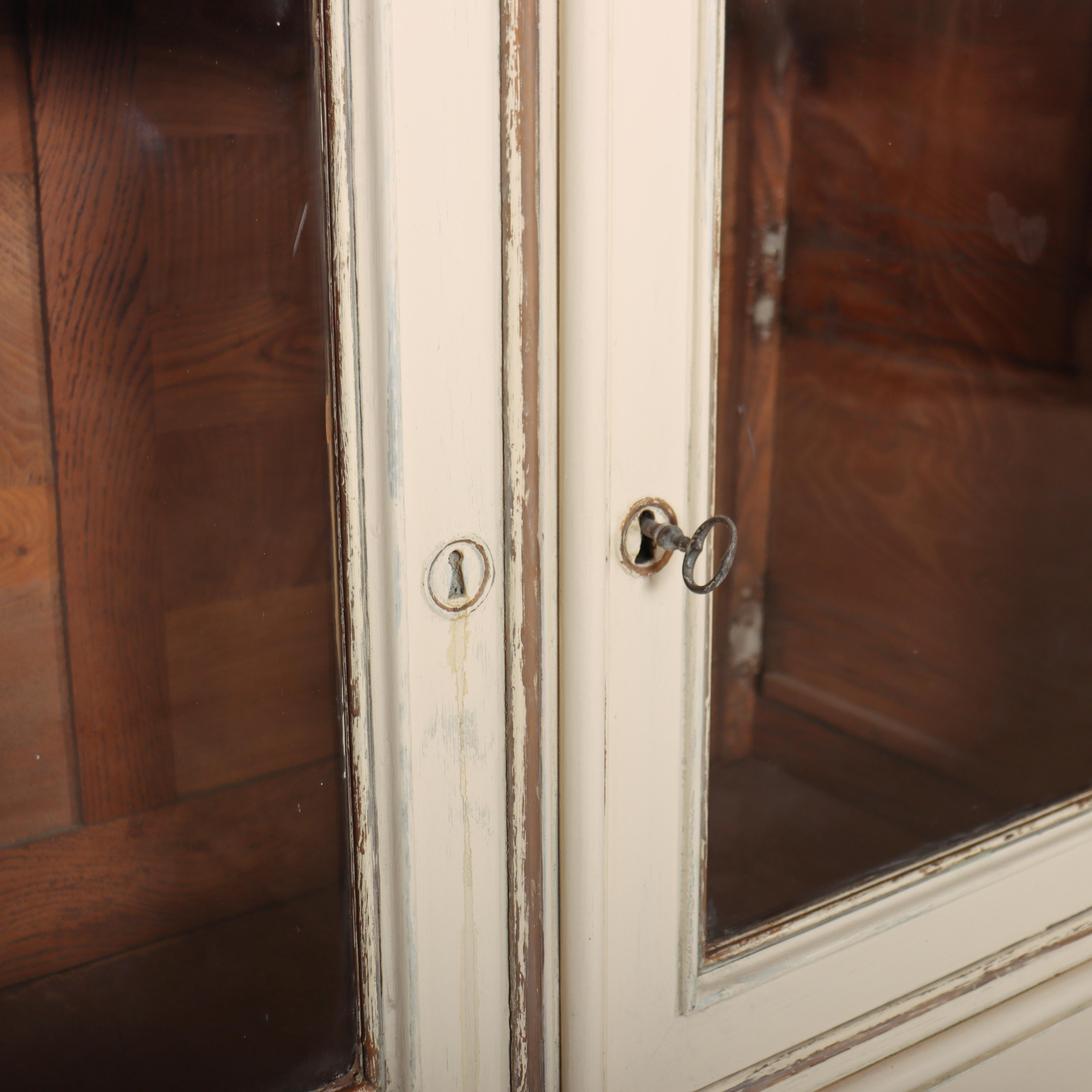 Stunning French Original Painted Bookcase 2