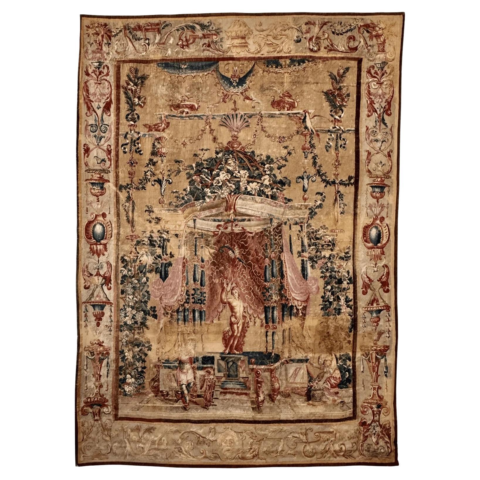 Superbe tapisserie française, c.I.C. 1690