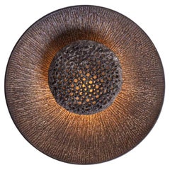 Stunning Fridtjof Sejersen Ceramic Wall Light, Denmark, 1960