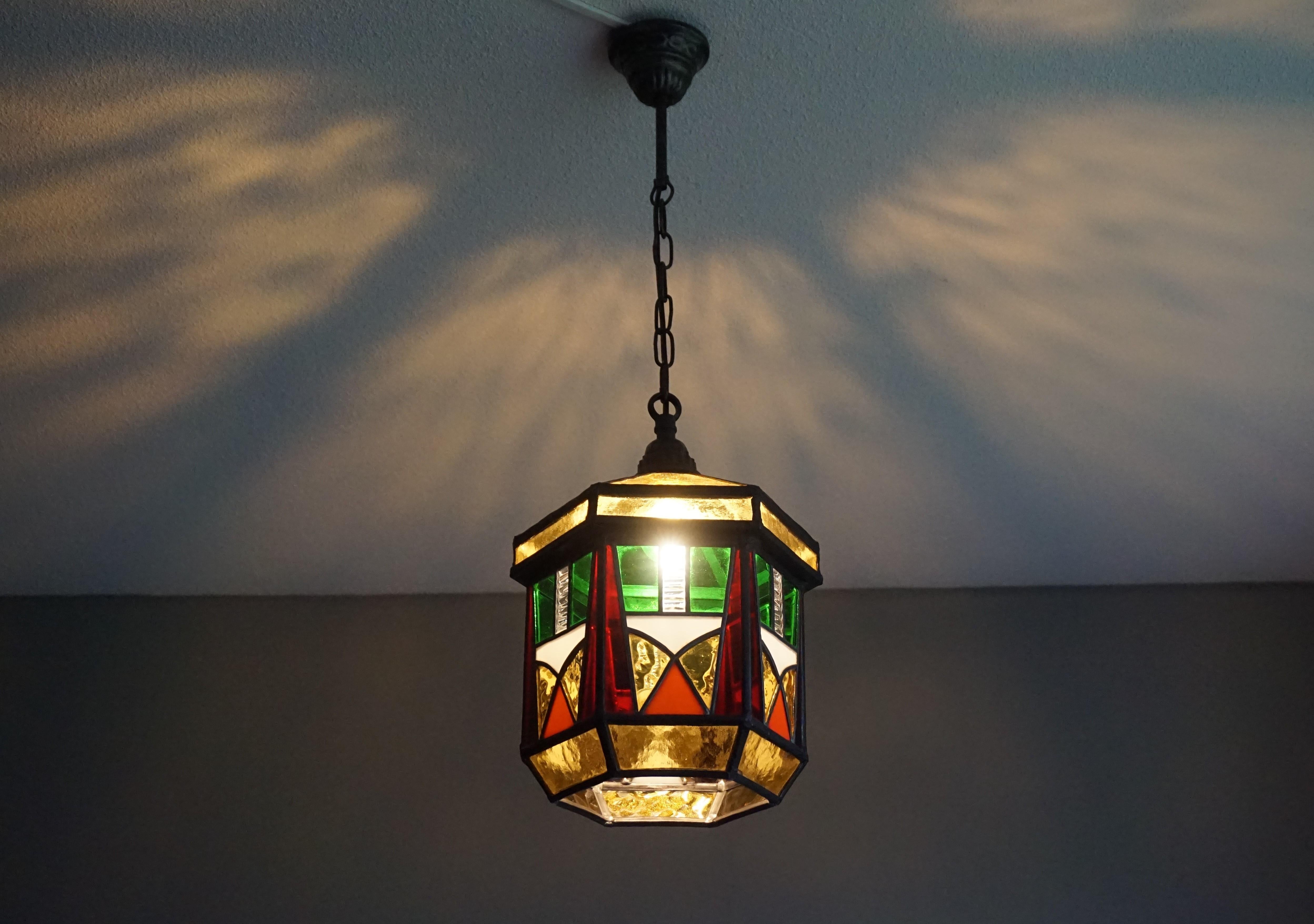 vintage stained glass light fixtures